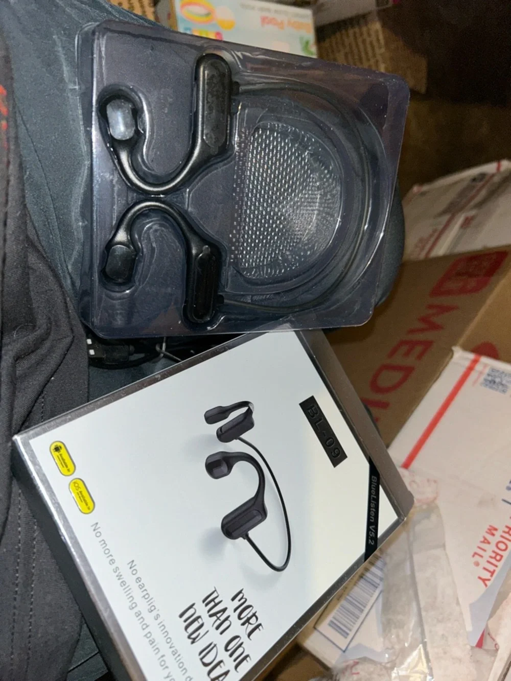 BL-09 Bone Conduction Headphones - Black